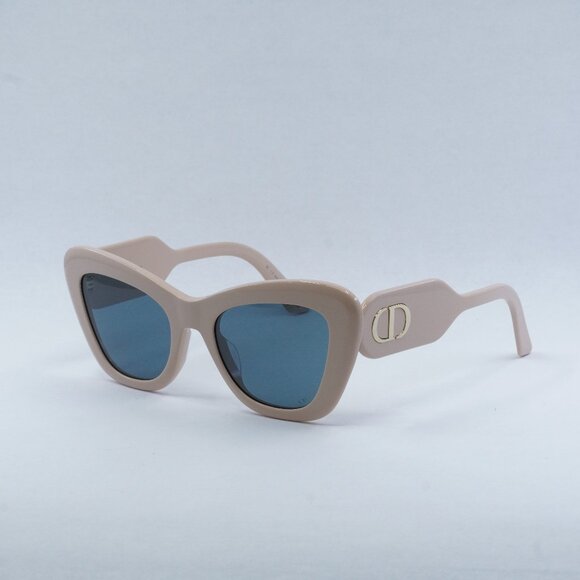 Dior DIORBOBBY B1U 40C0 Sunglasses Pink Butterfly Frame, Green Lenses main image 11